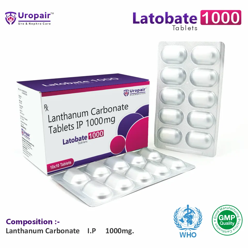 Lanthanum Carbonate 1000mg Tablet PCD Pharma Franchise